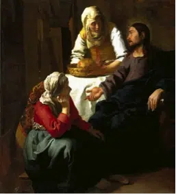 'Christ in the House of Martha and Mary', Jan Vermeer van Delft, 1654