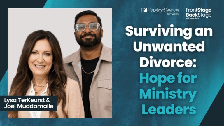 Surviving an Unwanted Divorce: Hope for Ministry Leaders - Lysa TerKeurst & Joel Muddamalle - 187 - FrontStage BackStage with Jason Daye